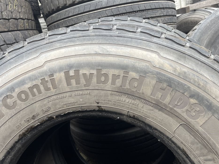 315/80/22,5 napędy Continental Hybrid HD3 10mm 2020r 3szt