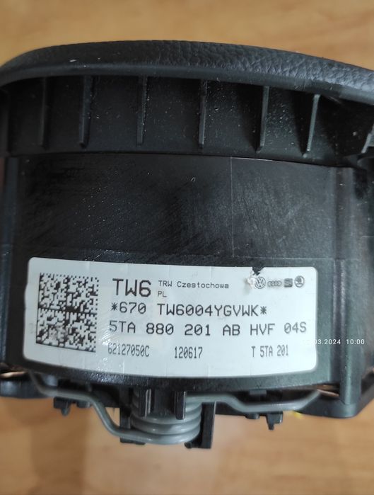 Airbag Volkswagen 2017рік