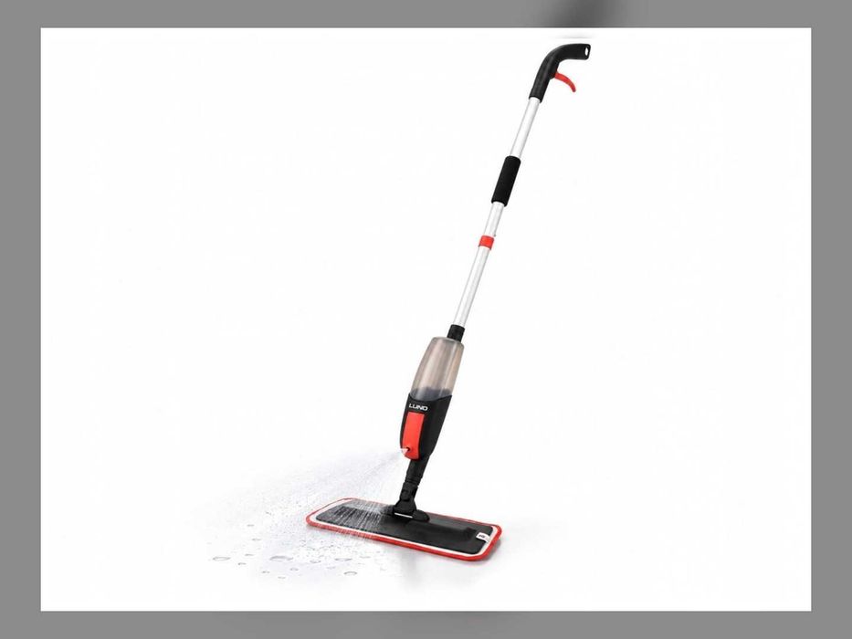 Nowy Mop Ze Spryskiwaczem Płaski Myjka Do Okien 2w1 Mikrofibra 41 Cm