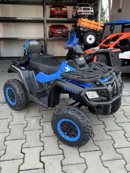 Quad na akumulator dla dzieci XT-SPEED 4x80W 24V Niebieski