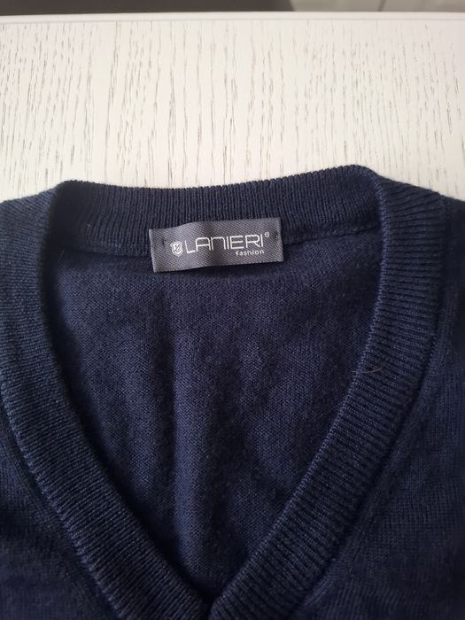 Sweter męski cieńki bez rękawów rozmiar L jak nowy