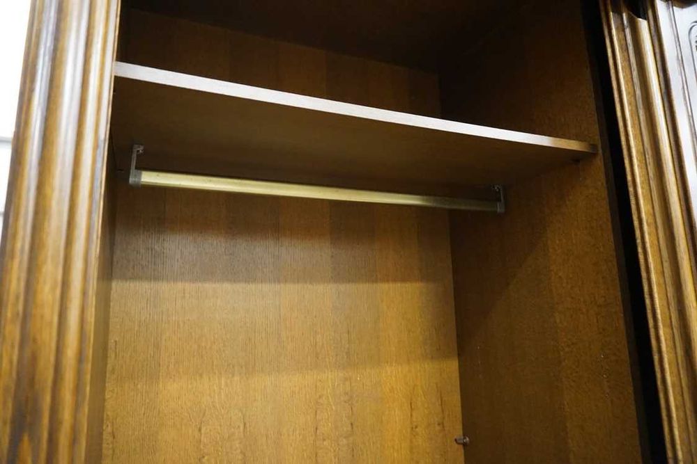 Szafa Dębowa Drzwi Przesuwne z Lustrami szer. 333 cm   (P-1346)