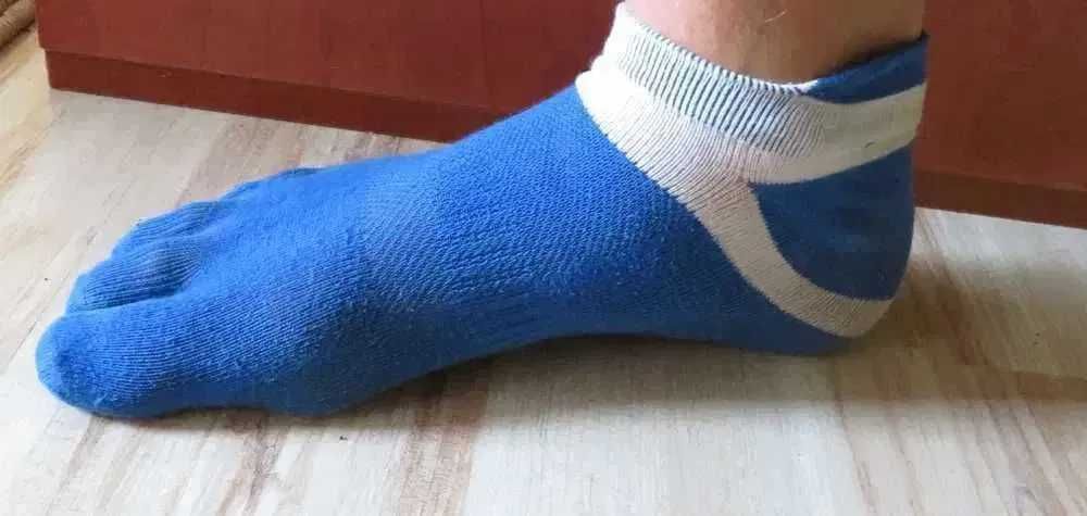 skarpety Fivefingers skarpety termoaktywne pięciopalczaste niebieskie