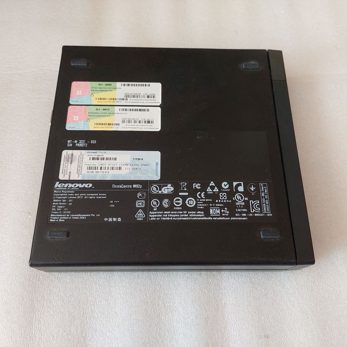 Lenovo ThinkCente Tiny M92p/ SSD 128GB/Ram 8GB/Windows 11 Pro