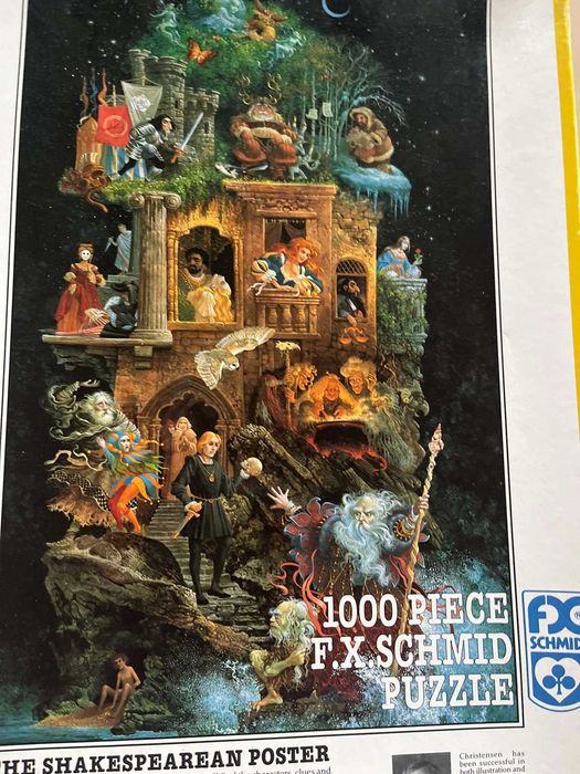Puzzle Schmid James Christensen The Shakespearean Poster 1000