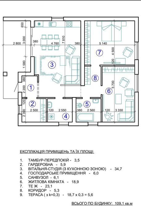 Сучасний будинок район Соснівка м.Черкаси