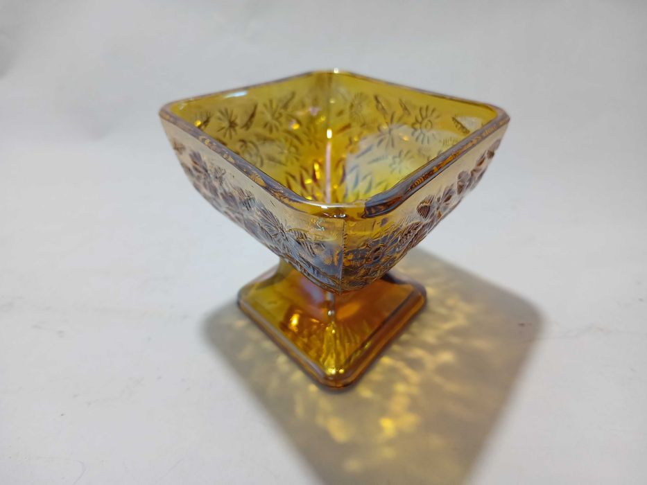 Taça de vidro Carnaval - Arte deco