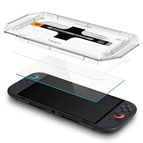 Szkło Hartowane Spigen Glas.tr "Ez Fit" 2-Pack Nintendo Switch 2 Clear