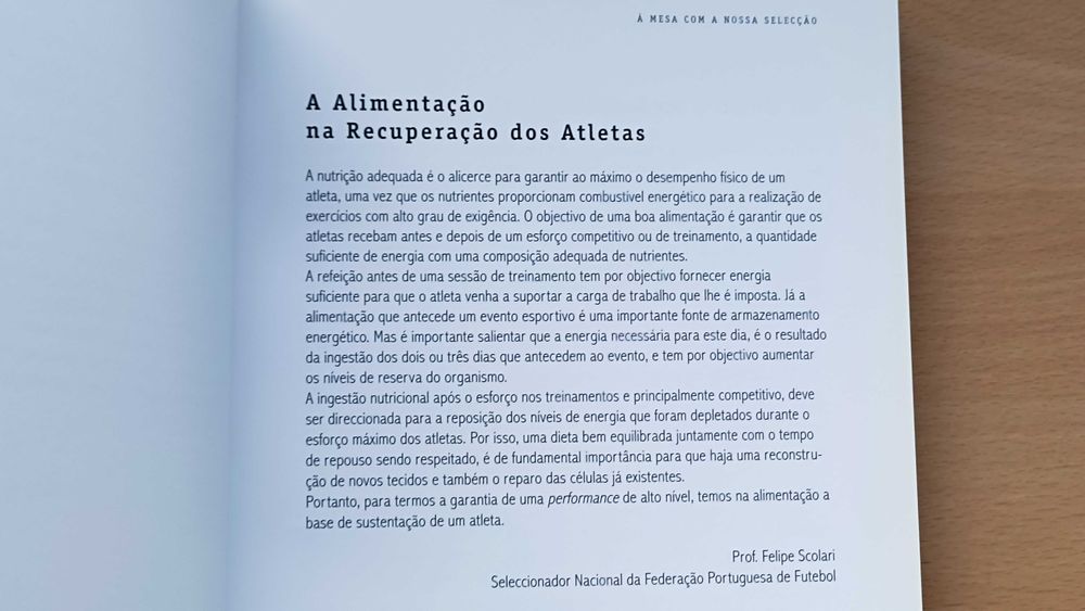 " À Mesa Com a Nossa Selecção" do Chefe Hélio Loureiro (EURO 2004)