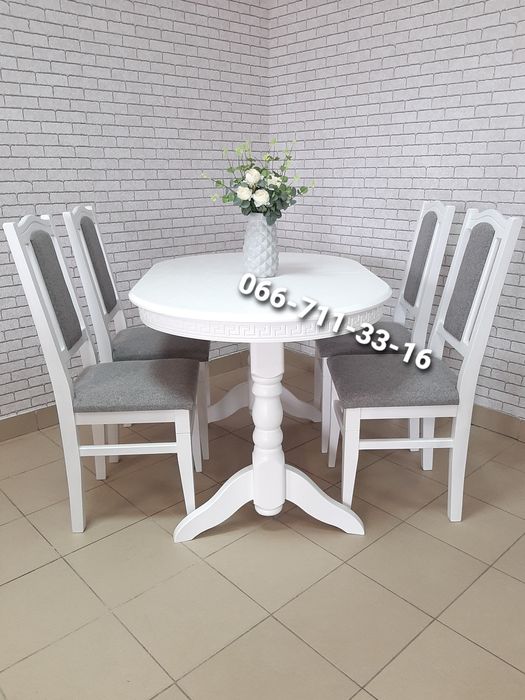 Комплект КАРПАТИ. Кухонный гарнитур. Стол раскладной деревянный.