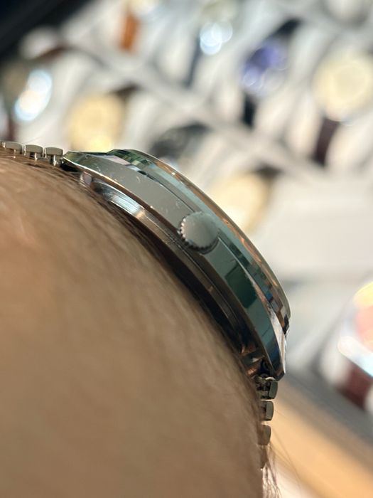 Zegarek Raketa duża linia biała mechaniczny vintage 39 sprawny