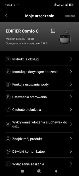 Słuchawki open ear Edifier Comfo C / R1