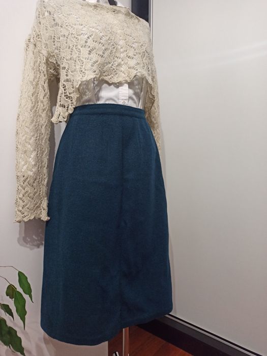 Spódnica damska Vintage gruby materiał