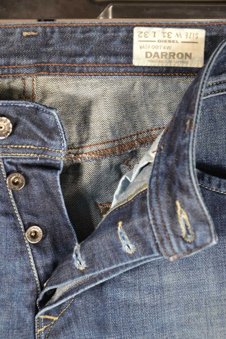 DIESEL Darron Regular Slim Tapered Jeans Spodnie Męskie W31 L32 Super Stan