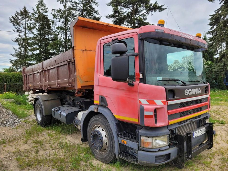 Scania 94D  Wywrotka Pojazd Specjalny resor tył przód