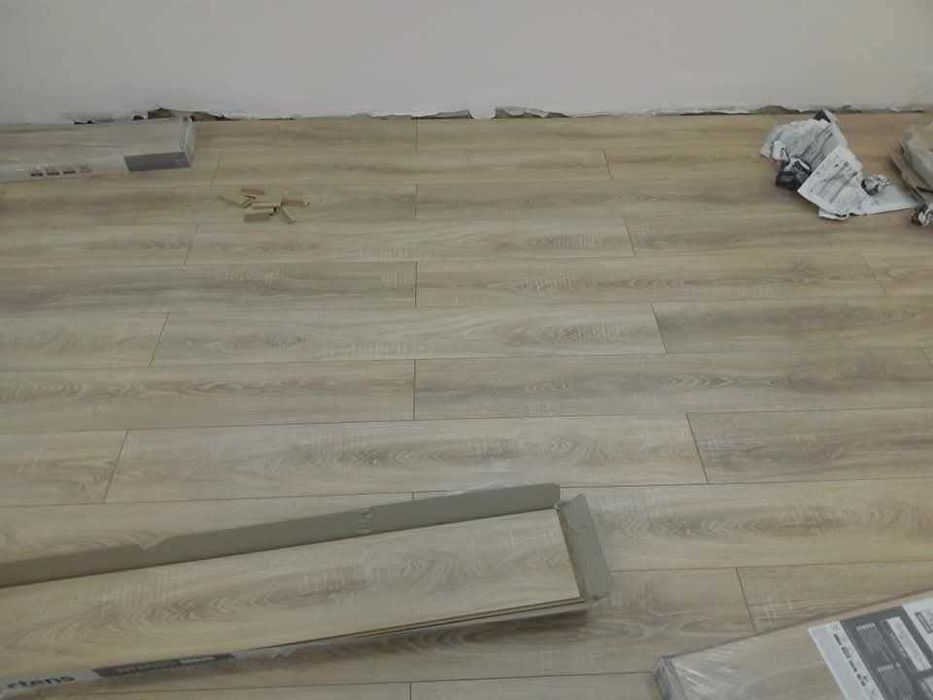 Aplicação chão  flutuante