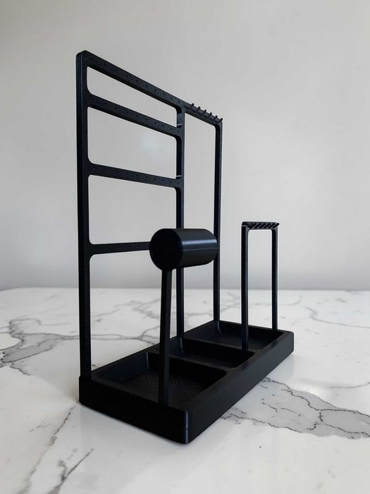 Elegancji Organizer na Biżuterię– Loft / Modern – Czarny