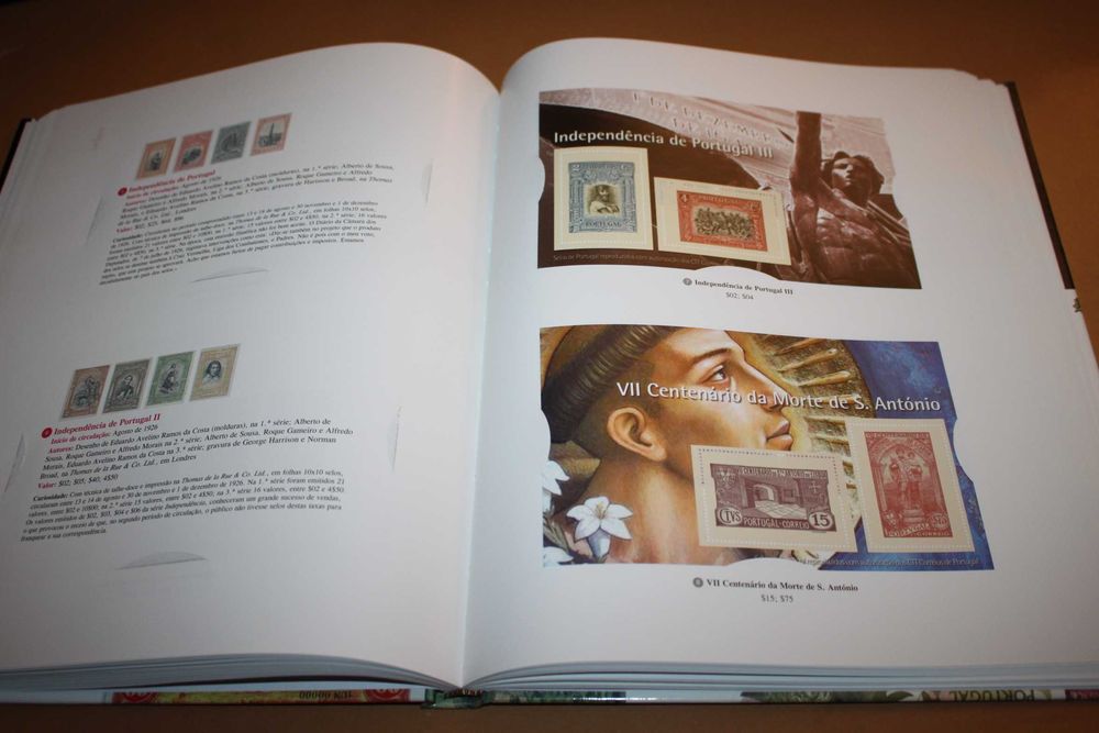 História de Portugal e do Escudo em Selos e Notas- Colecção Completa