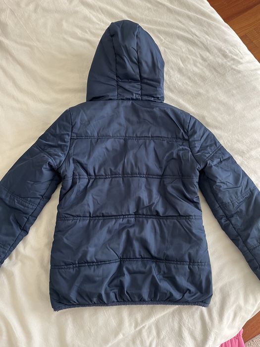 casaco polar azul