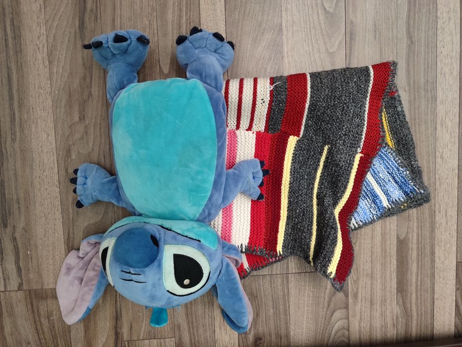 Грілка іграшка Стіч та килимок