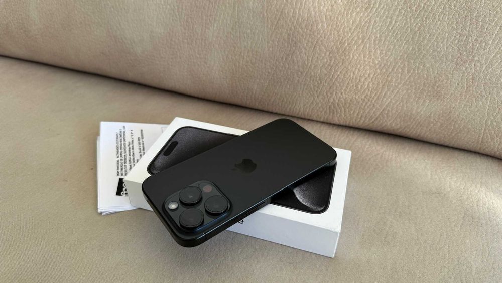 Vendo troco iPhone 15 Pro Max 256Gb Preto C/Fatura e Garantia Nacional
