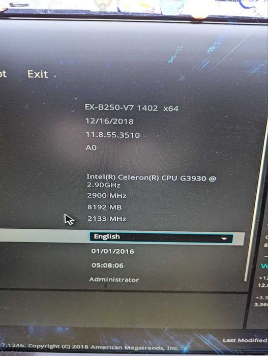 Материнська плата Asus EX-B250-V7 1151 ddr4