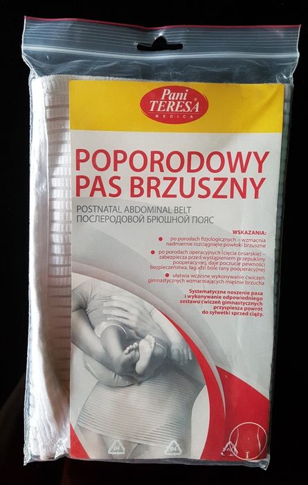 Pas poporodowy PANI TERESA po ciąży rozmiar M