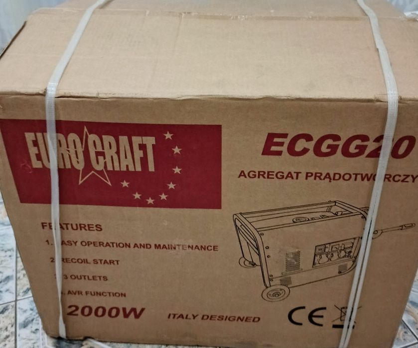 Генератор бензиновий EURO CRAFT ЕСGG 20