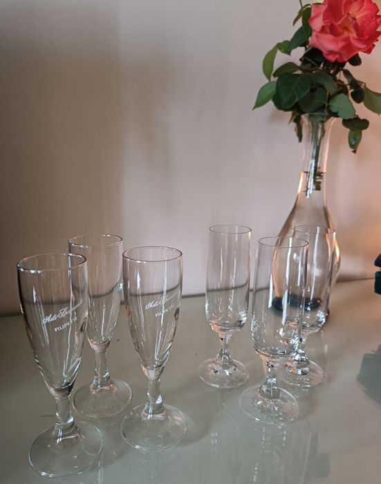 Copos de Martini e flutes