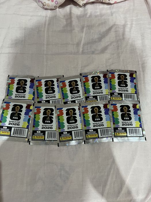 Saquetas cromos mundial 2026
