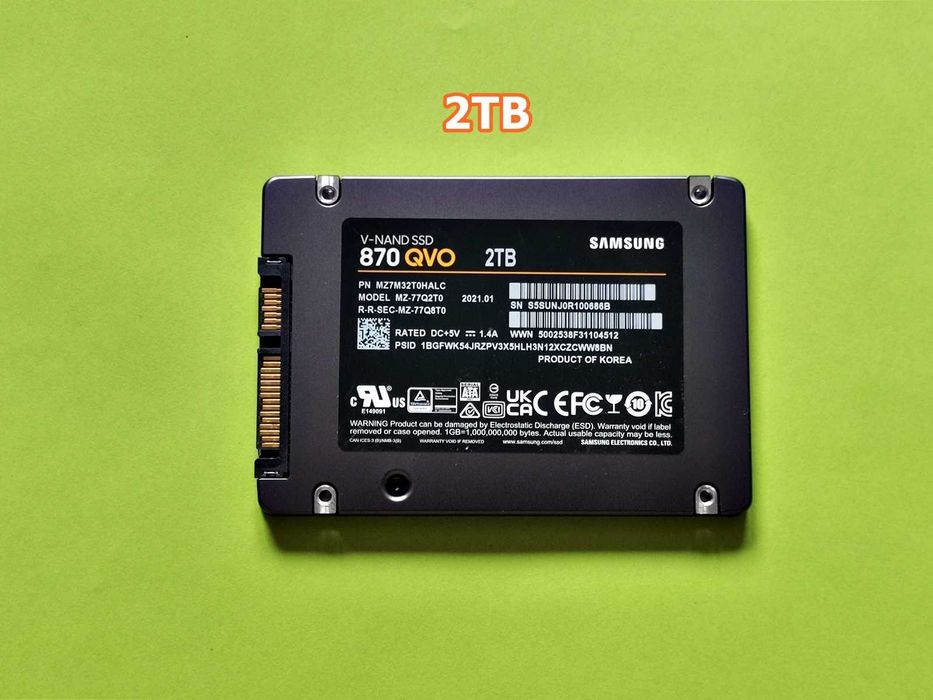 SSD 2TB Samsung 870 QvO