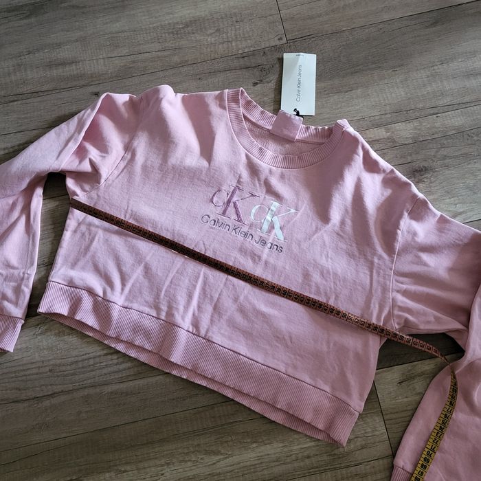 Bluza Calvin Klein Broadway Pink oversize S-L