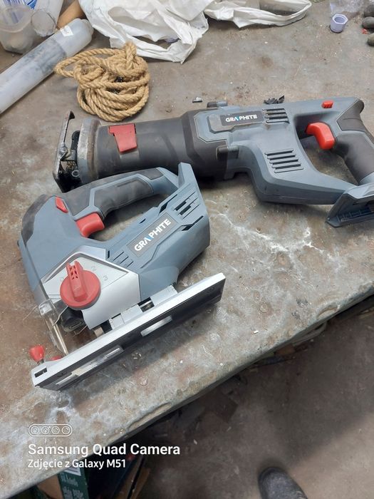 Wyżynarka i piła szablasta Graphite akumulatorowe 18v