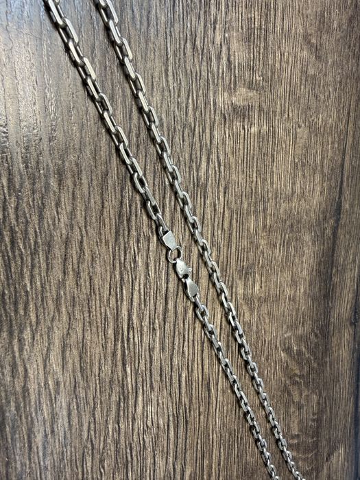 Серебряная цепочка якорька 25,88 грамма 68 см