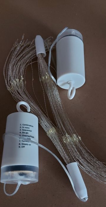 Lampki ozdobne zestaw dwie sztuki