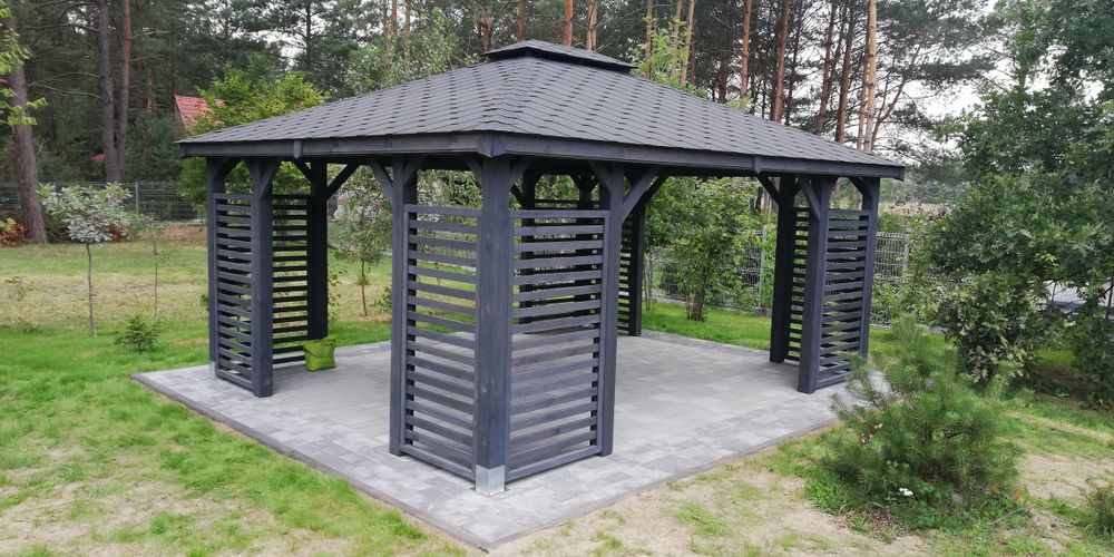 Altanka  5x4m Altana ogrodowa drewutnia domek