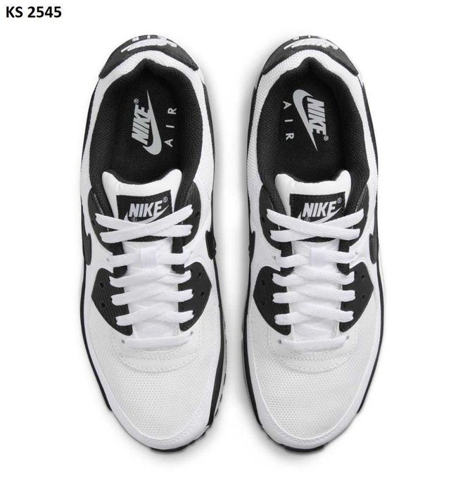 Чоловічі кросівки Nike Air Max 90 "White/Black" Розміри 40-45