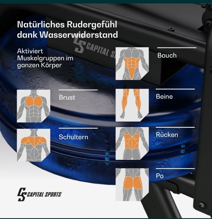 Гребной водный тренажёр