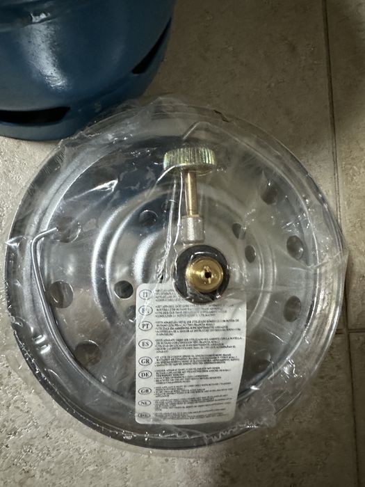 Botija camping gás e boca de fogão novo