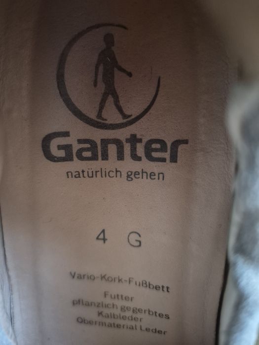 Zamszowe buty Ganter r. 37