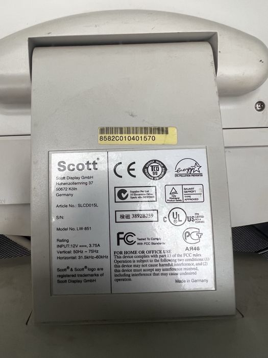 Monitor Scott LW-851