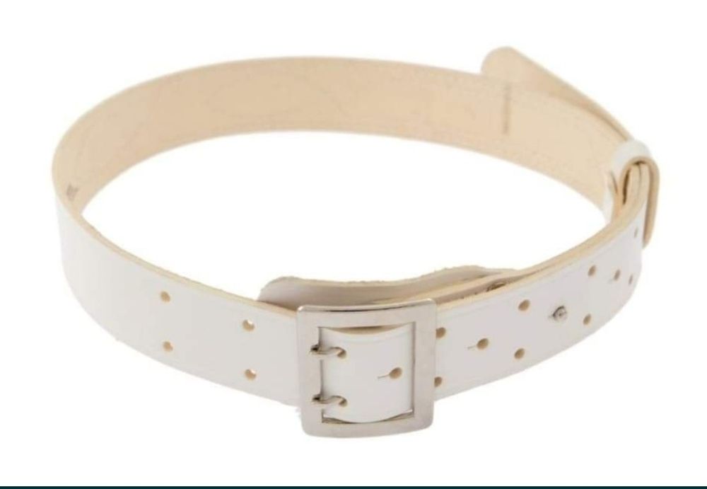 Pas oficerski biały 135