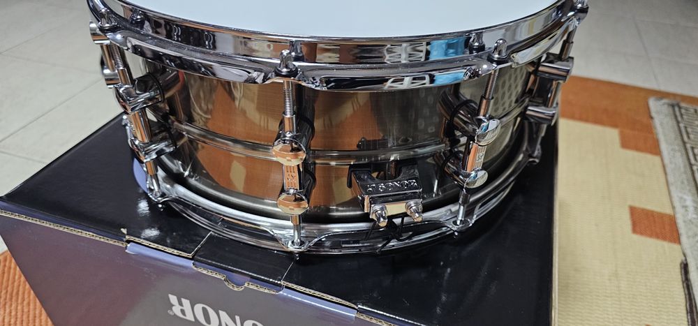Tarola SONOR Kompressor 14x5.75" Black Nickel Brass (Latão) Nova