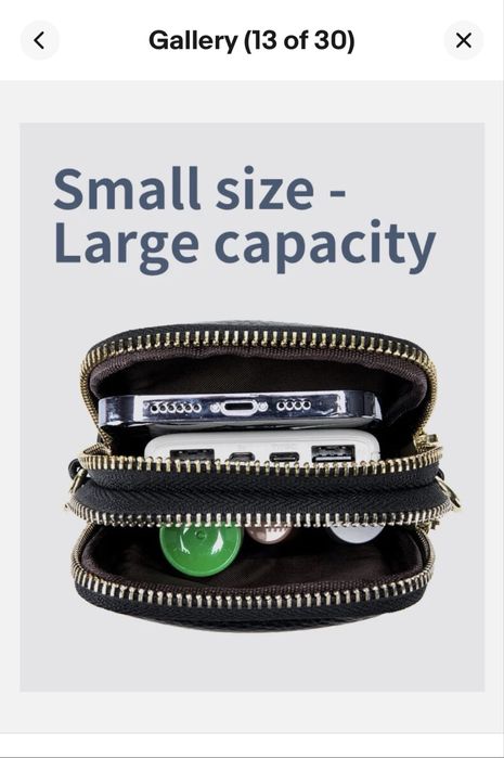 Сумка для телефону Crossbody phone bag leather