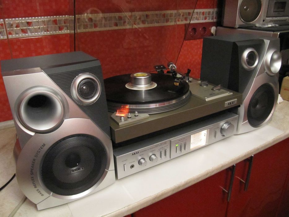 AKAI Japan - Підсилювач + Програвач Вінілу *ІДЕАЛЬНИЙ СТАН