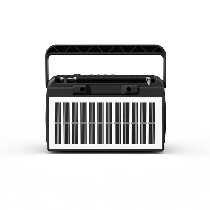 Xhdata D-902 Rádio FM portátil Solar com Lanterna