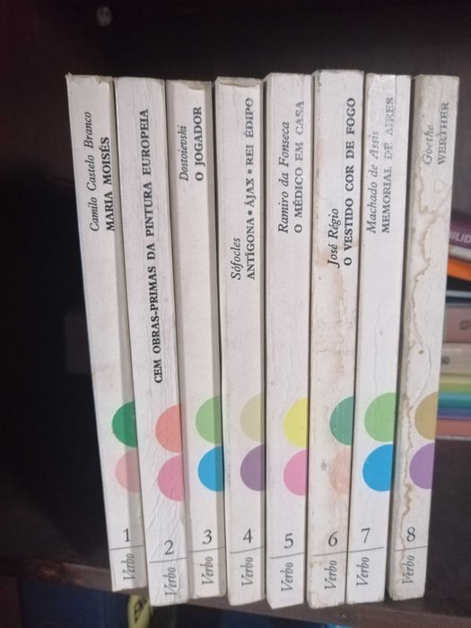 8 livros coleção RTP verbo