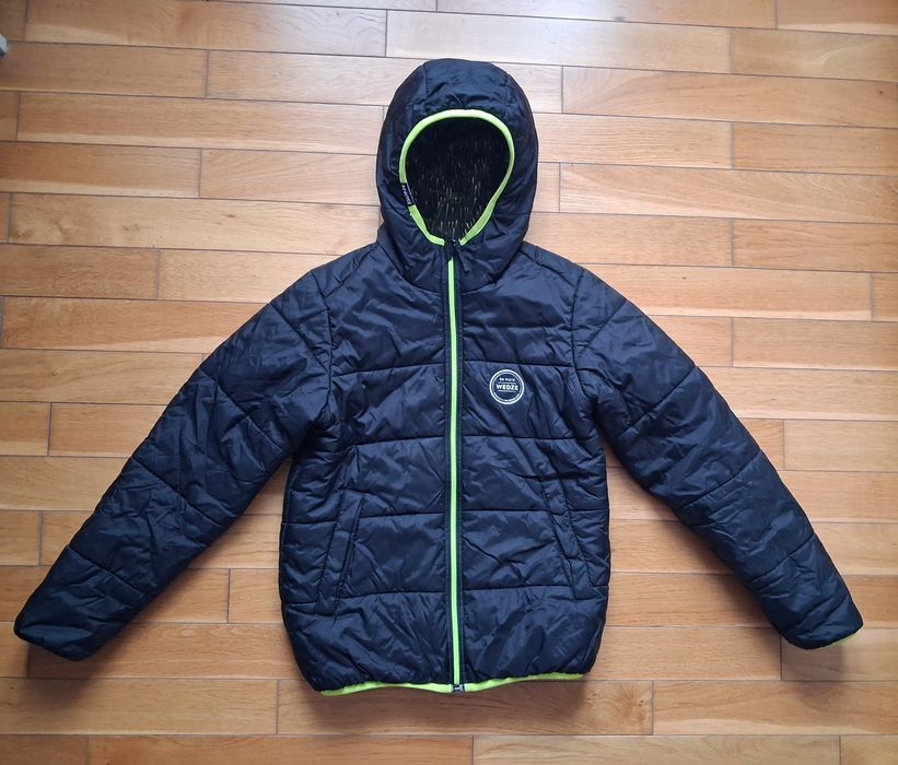 Kurtka narciarska Wedze Reverse 100 Warm dwustronna ok. 146/152