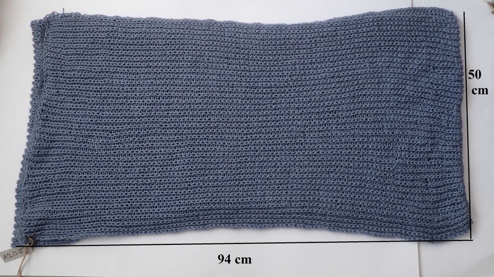 Ogromny komin do modnych stylizacji  unikatowy dodatek - rękodzieło