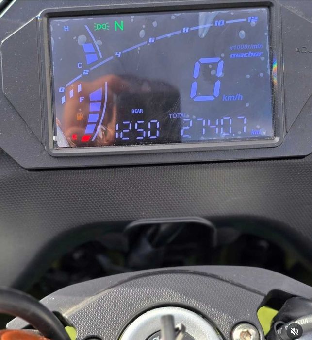 Macbor xr1 125 com 2470 km